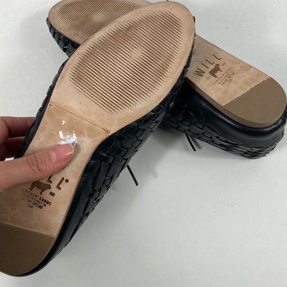 Will Leather Goods Black Woven Women's Shoes - Picture 10 of 10